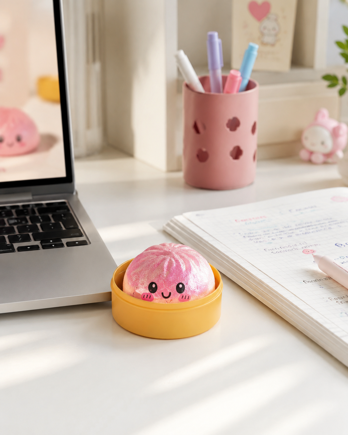 Mini Dumpling Squishy Surprise – Boîte Kawaii à Presser